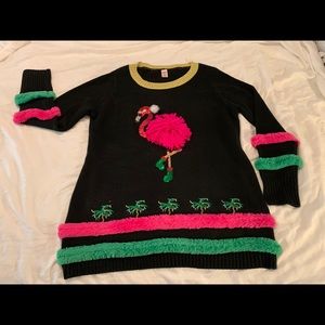 Ugly Christmas Flamingo Sweater XXL/20